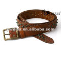 La plus nouvelle ceinture en cuir Deign Brown Geniue